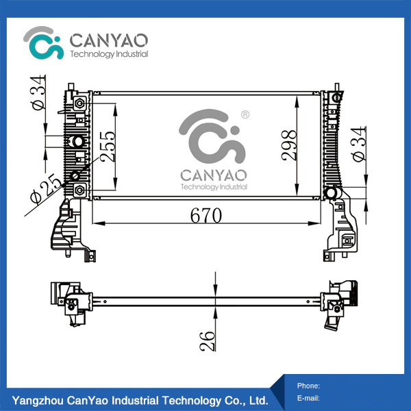 فورد رادياتير إيدج SE L4 2.0L 12-14 AT OEM GT4Z-8005-A