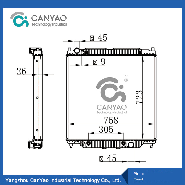 فورد رادياتير F-450 XLT V8 6.0L 05-07 AT OEM 6C3Z8005BA