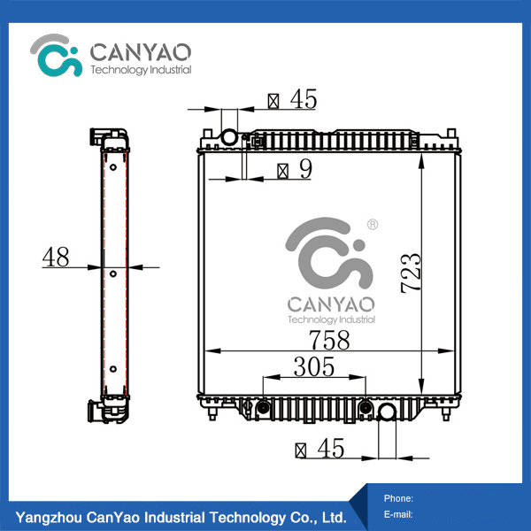 فورد رادياتير F-450 XLT V8 6. OL 05-07 AT OEM 6C3Z8005BA PA 48