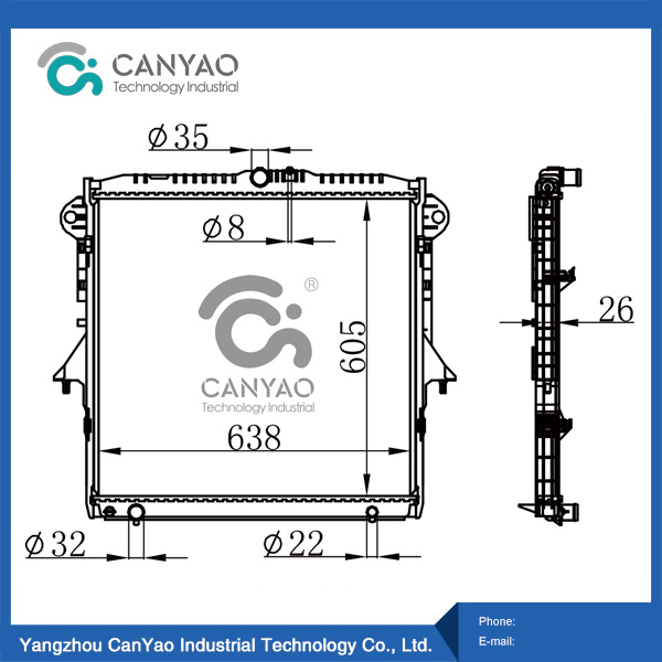 فورد رادياتير رينجر (TKE) 3.2TDCI 11-MT OEM 1726084 5246502