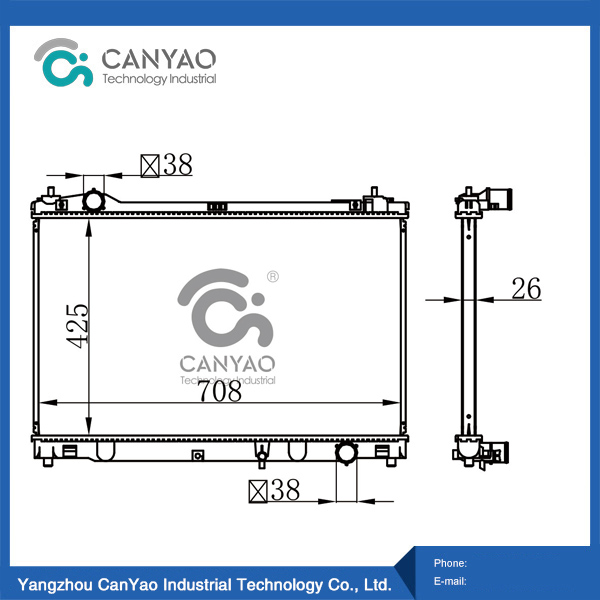 تويوتا رادياتير لكزس GS IV 250 11-MT OEM 1640031800