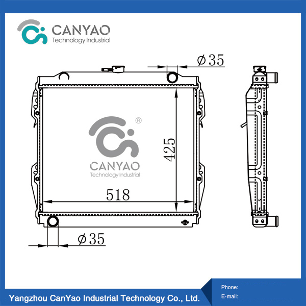 موديلات رادياتير تويوتا HILUX PICKUP PN85 86-93 MT OEM 16400-35370